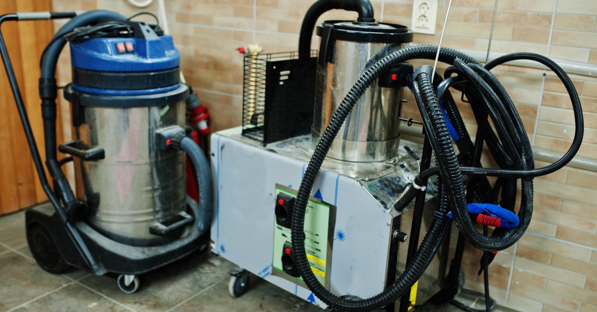 Оборудване и машини, необходими за почистване след ремонт